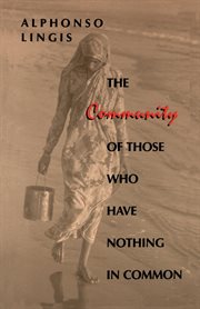 The community of those who have nothing in common cover image