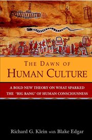 The dawn of human culture cover image