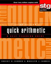 Quick arithmetic : a self-teaching guide cover image