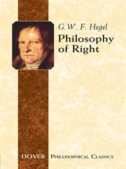 Philosophy of right cover image