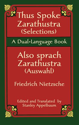 Cover image for Thus Spoke Zarathustra (Selections)/Also sprach Zarathustra (Auswahl)