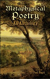 Metaphysical Poetry: an Anthology cover image