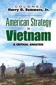 American Strategy in Vietnam: A Critical Analysis cover image