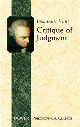 Cover image for Critique of Judgment