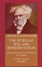 The World as Will and Representation, Vol. 2 cover image