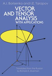 Vector and tensor analysis with applications cover image