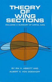 Theory of wing sections, including a summary of airfoil data cover image