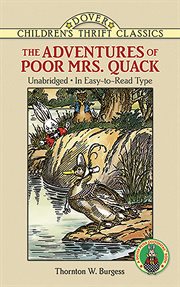 Adventures of Poor Mrs. Quack, The cover image