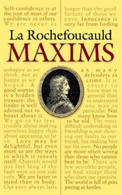 La Rochefoucauld Maxims cover image