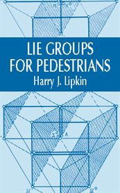 Lie Groups for Pedestrians cover image