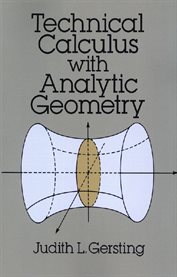 Technical calculus with analytic geometry cover image