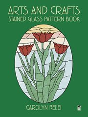 Arts and Crafts Stained Glass Pattern Book cover image