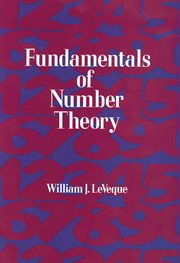 Fundamentals of Number Theory cover image