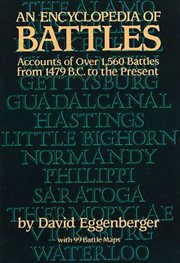 An encyclopedia of battles: accounts of over 1,560 battles from 1479 B.C. to the present cover image