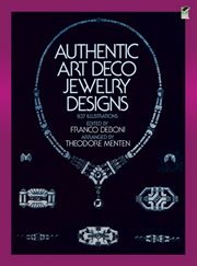 Authentic Art Deco Jewelry Designs cover image