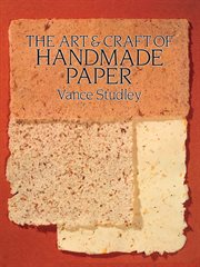 The art & craft of handmade paper cover image
