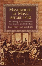 Masterpieces of Music Before 1750 cover image