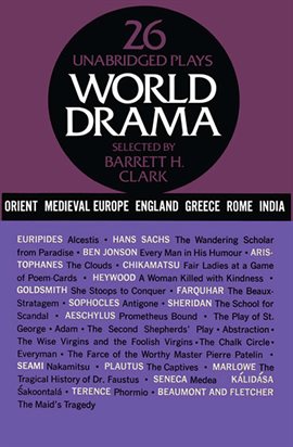 Cover image for World Drama, Volume 1