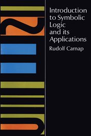 Introduction to symbolic logic and its applications cover image
