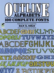 Outline Alphabets: 100 Complete Fonts cover image