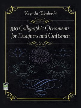 Cover image for 850 Calligraphic Ornaments for Designers and Craftsmen