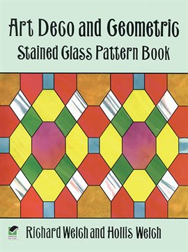 Cover image for Art Deco and Geometric Stained Glass Pattern Book