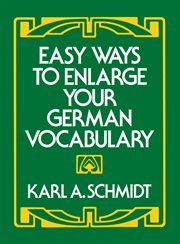 Easy ways to enlarge your German vocabulary cover image