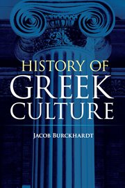 History of Greek Culture cover image