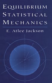 Equilibrium Statistical Mechanics cover image