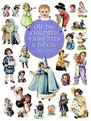 Old-Time Children Vignettes in Full Color cover image