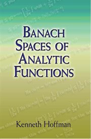 Banach spaces of analytic functions cover image