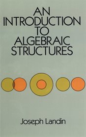 An introduction to algebraic structures cover image