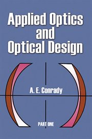 Applied optics and optical design, part one cover image