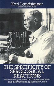Specificity of Serological Reactions cover image