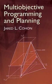 Multiobjective programming and planning cover image