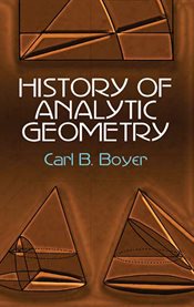 History of analytic geometry cover image