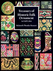Treasury of historic folk ornament in full color cover image