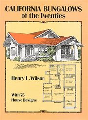 California bungalows of the twenties cover image