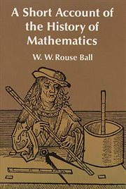 A short account of the history of mathematics cover image