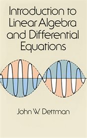 Introduction to linear algebra and differential equations cover image