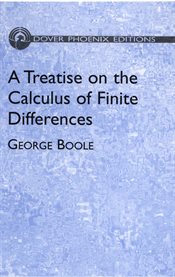 A treatise on the calculus of finite differences cover image