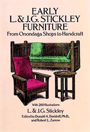 Early l. & j. g. stickley furniture cover image