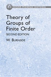 Theory of groups of finite order cover image