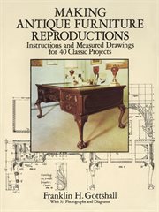 Making antique furniture reproductions: instructions and measured drawings for 40 classic projects cover image