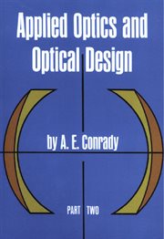 Applied optics and optical design cover image