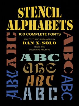 Image de couverture de Stencil Alphabets