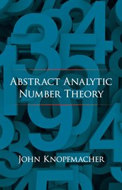 Abstract analytic number theory cover image
