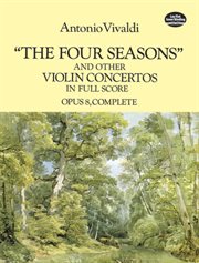 The four seasons and other violin concertos in full score cover image