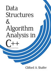 Data Structures and Algorithm Analysis in C++ cover image