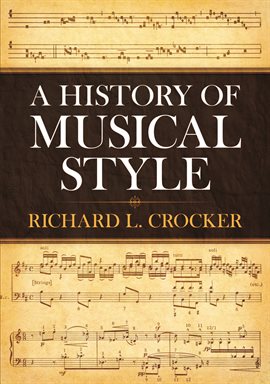 Cover image for A History of Musical Style